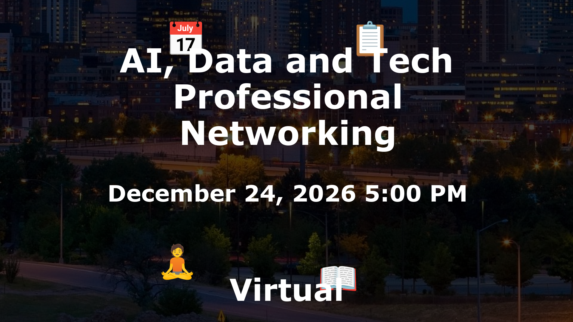 AI, Data and Tech Professional Networking event image